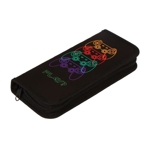 Пенал школьный, 1 секция, 9×19.5×2.5 см «Джойстик»