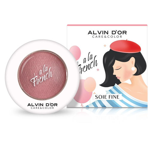 Alvin Dor ALF-15 A LA FRENCH Румяна запечённые для лица тон 04 ash rose Soie Fine