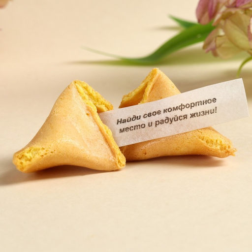 Цена за 2 шт. Печенье с предсказанием С 8 марта, 6 г - Фабрика счастья фото 2