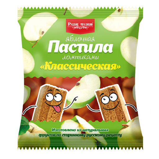 Пастила ломтиками Яблочная 70г