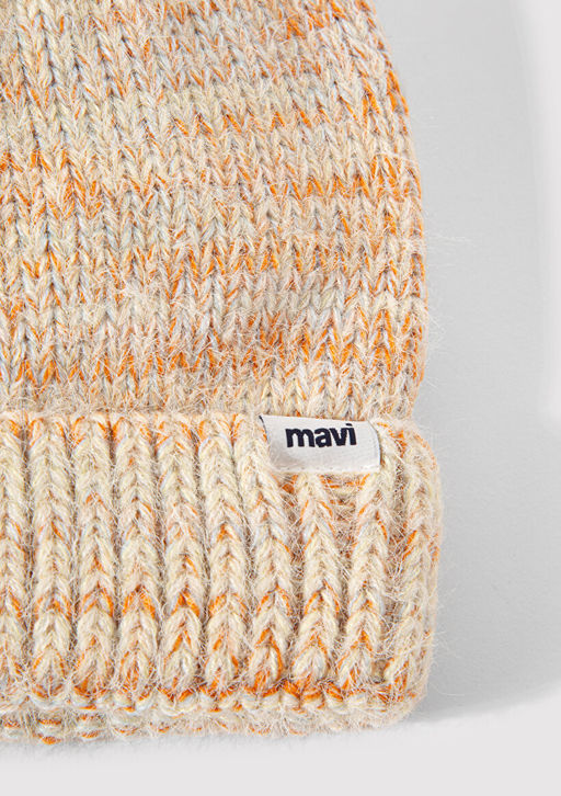 Ponponlu Turuncu Bere - Mavi фото 3