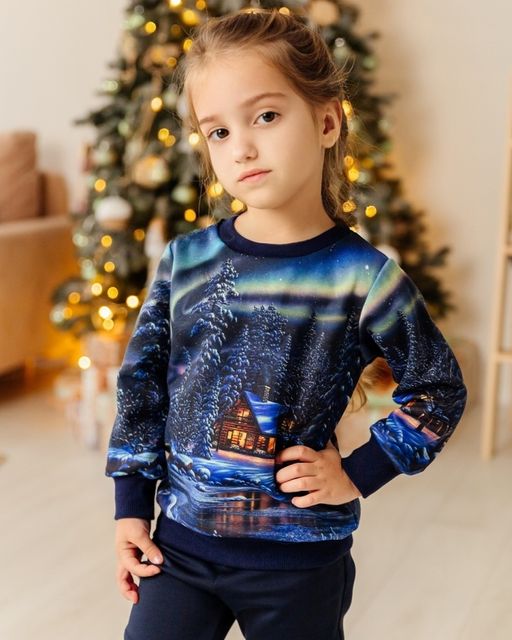 Дизайнерский детский свитшот SAHAR art lab