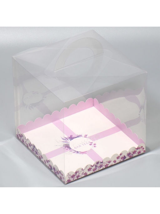 Цена за 5 шт. Коробка кондитерская, сундук, упаковка, «С любовью для тебя», 20×20×20 см