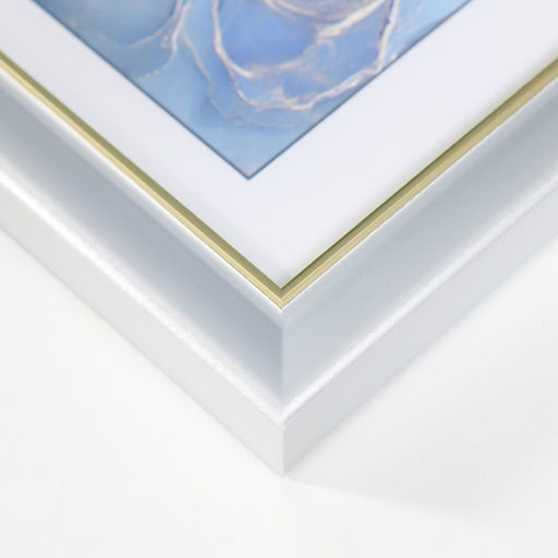 Цена за 2 шт. Фоторамка пластик "Офис 8" 10х15 см, серебро (пластиковый экран)