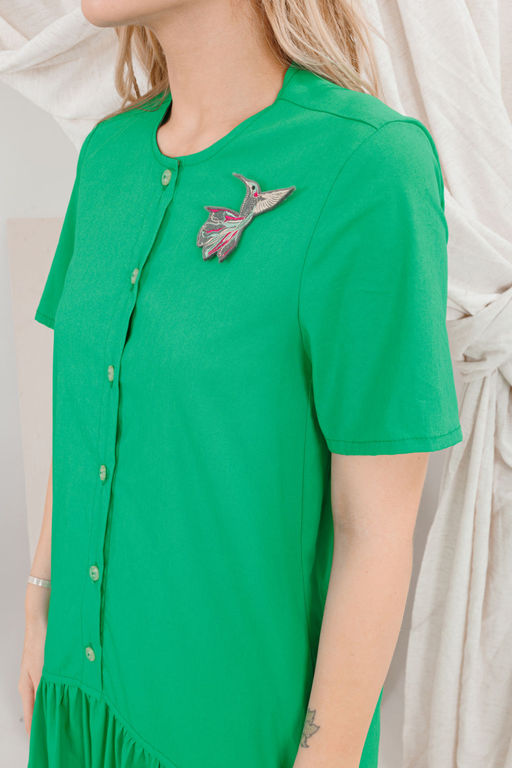 Платье AMORI 9691 яркая зелень  фото 3