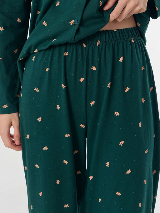 Комплект женский домашний зеленый - Mark formelle фото 5