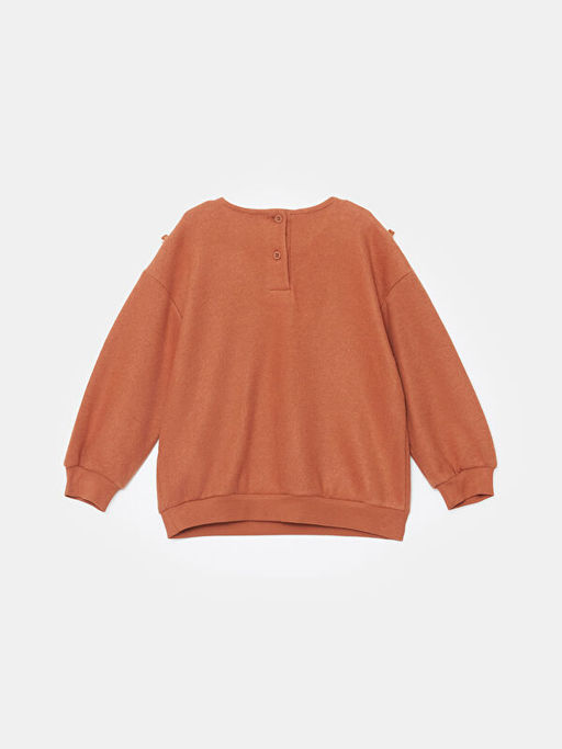 Bebe Yaka Uzun Kollu K?z Bebek Sweatshirt - Waikiki фото 2