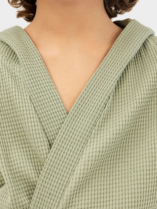 Халат для мальчиков в зеленом цвете - Mark formelle фото 5