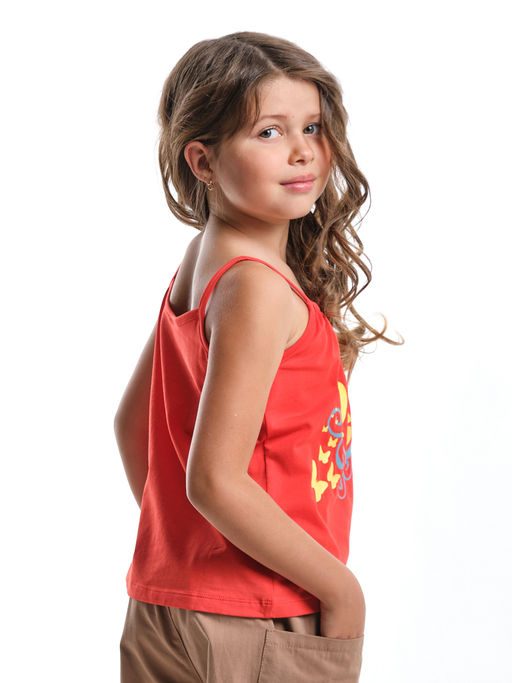 Футболка-топ UD 0061 коралловый - Mini maxi фото 9