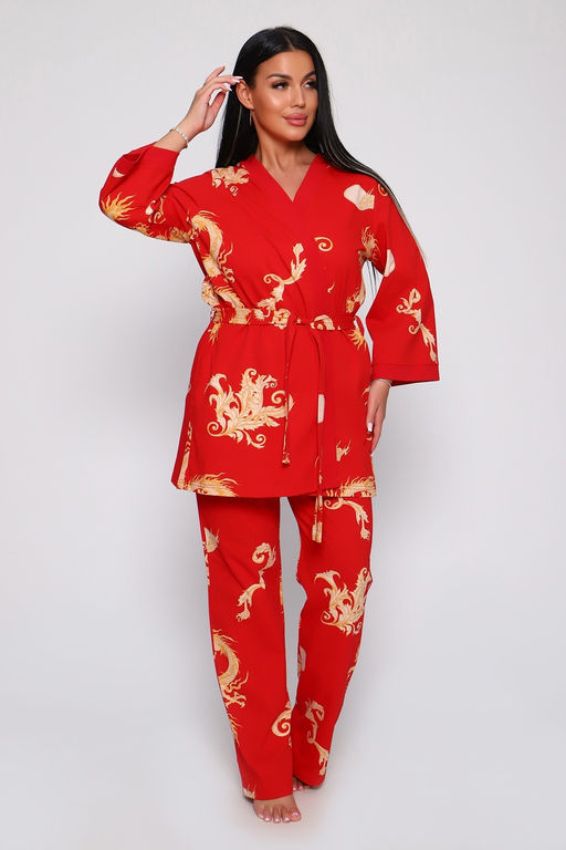 Пеньюар тройка Драконы 929