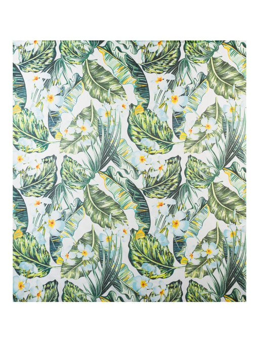 Палантин из вискозы с флористическим принтом