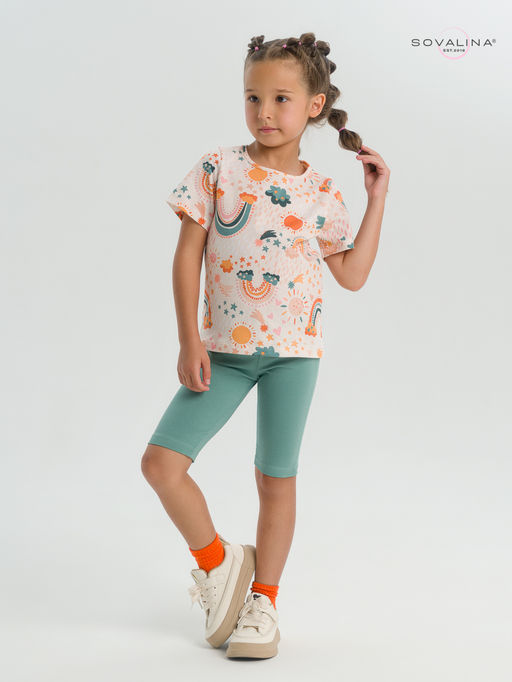 Костюм Актив радуга бохо-изумруд - Sovalina фото 3