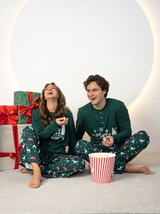 Комплект муж.арт.1211-6,зелено-красный