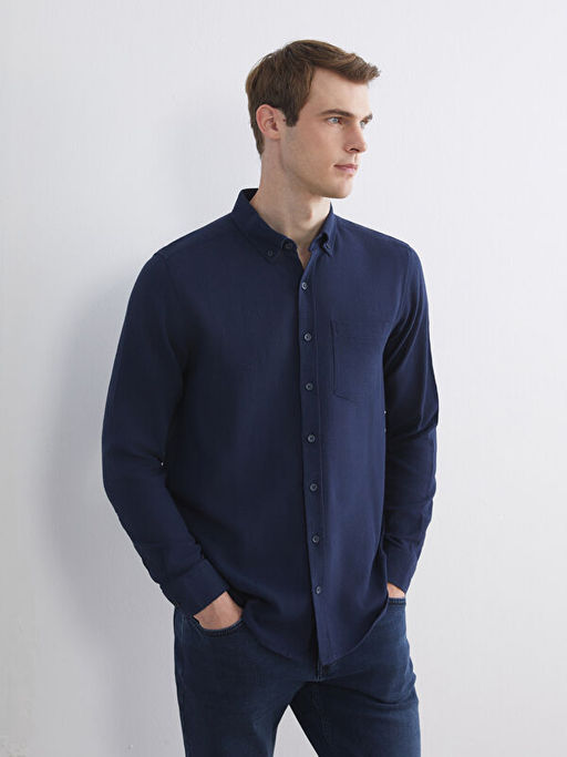 Regular Fit Uzun Kollu Erkek G?mlek