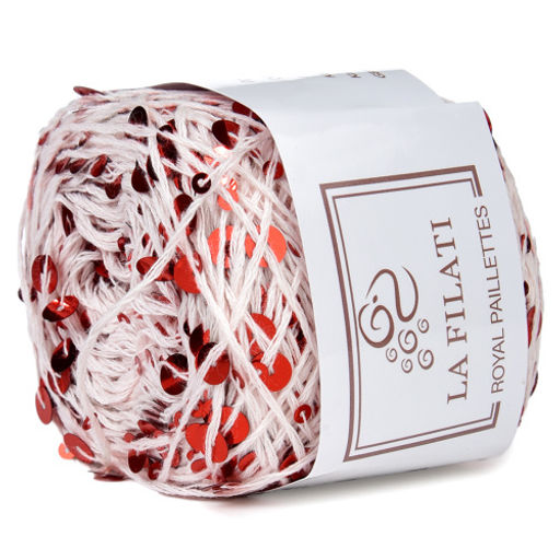 Royal Paillettes пряжа LA FILATI 55%%хлопок 45%пайетки 5х50г/120м