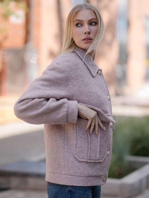 шерсть 40%, вискоза 60% жакет пиджак куртка - Волтри фото 3