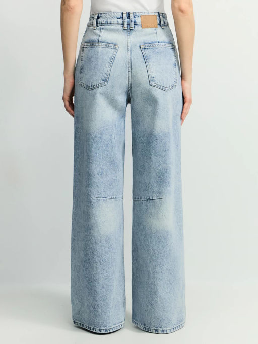 Джинсы wide leg с высокой посадкой / Zarina  фото 4