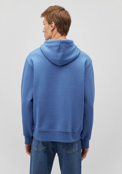 Mavi Logo Nak?sl? Kapusonlu Mavi Sweatshirt  фото 4