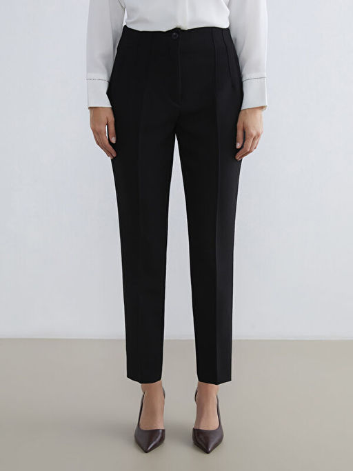 Y?ksek Bel Cigarette Kad?n Pantolon