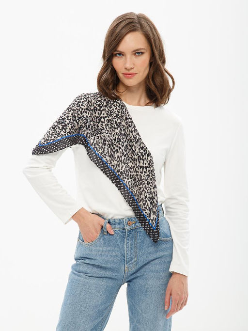 Платок жен. виск+шелк 80х80 LBL34-056-01 - Labbra фото 3