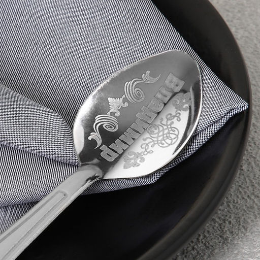 Цена за 3 шт. Ложка чайная именная Владимир, 3?14 см