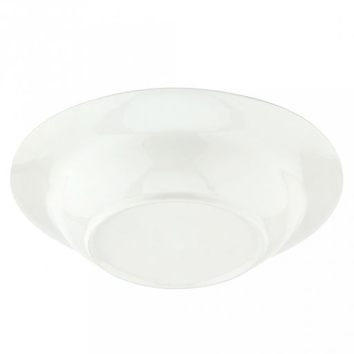 Облако Тарелка глубокая фарфоровая д226мм, h50мм, 500мл, рельефный декор - голубой, отводка, белый (Китай) - Домашняя мода фото 3