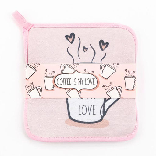 Набор кухонный Coffee прихватка, подставка под горячее - Доляна фото 6