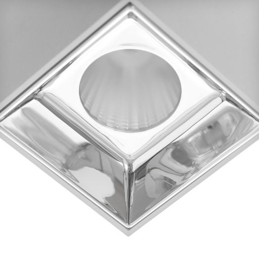 Светильник «Кубик» LED 4000К 10 Вт DIM220 белый серебро 7.5×7.5×9.5 см