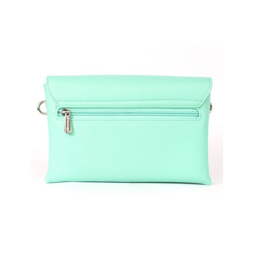 Сумка женская искусственная кожа DJ-CM 6919-AQUA GREEN, 2отд, плечевой ремень, зеленый SALE 259777 - Adelia фото 2