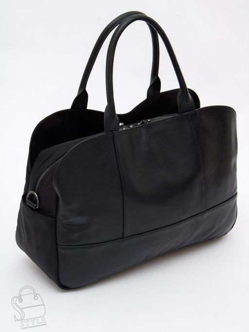 Сумка женская кожаная 179125PE black Polina&Eiterou