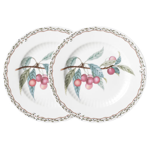НАБОР ТАРЕЛОК ЗАКУСОЧНЫХ LEFARD FRUIT GARDEN 2 ШТ. 20,5 СМ