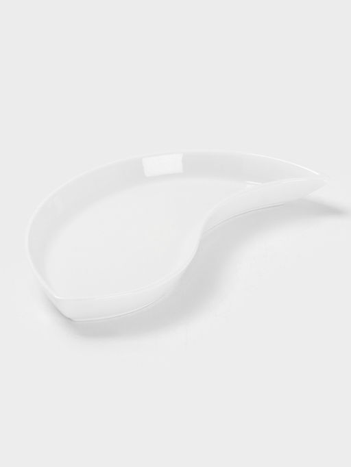 Блюдо Wilmax, 23×12 см, фарфор, белое