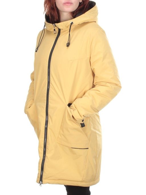 6122 YELLOW Куртка демисезонная женская AMAZING (100 гр.синтепона) - Фабричный китай фото 3