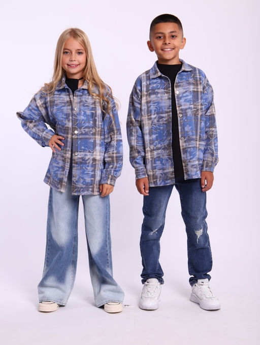 РБ018 Рубашка "Дакота" (голубой)