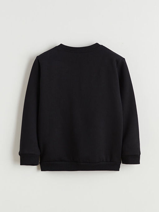 Bisiklet Yaka Spider-Man Bask?l? Erkek ?ocuk Sweatshirt