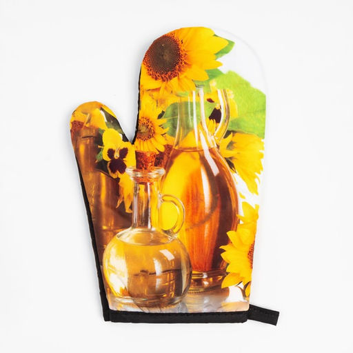 Варежка Этель Подсолнухи 26*16 см, 100% п/э  фото 2