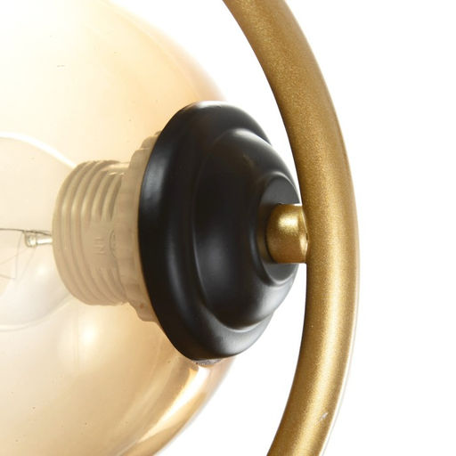 Люстра «Мерлия» 5хЕ27 40 Вт черно-золотой 60×60×27 см BayerLux