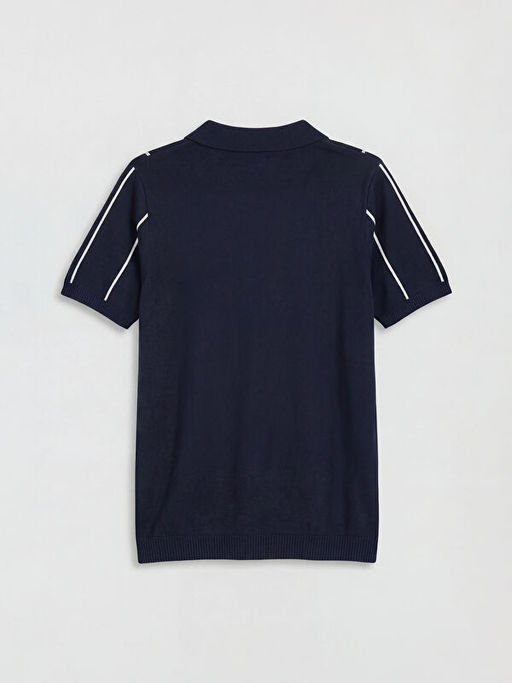 Polo Yaka Erkek ?ocuk Triko Kazak