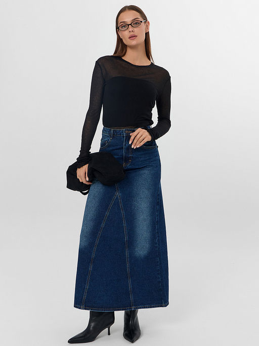 Юбка женская джинсовая - Mark formelle фото 6