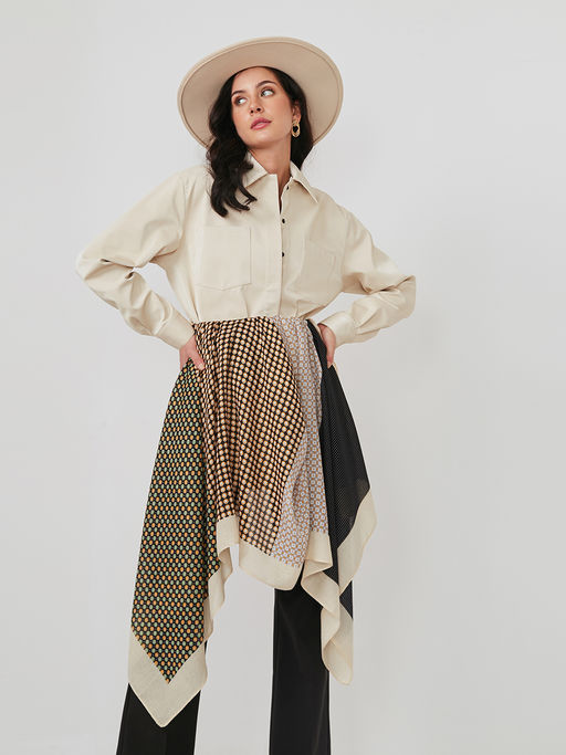 Большой, мягкий, тонкий и очень нежный двусторонний палантин - Tantino фото 6