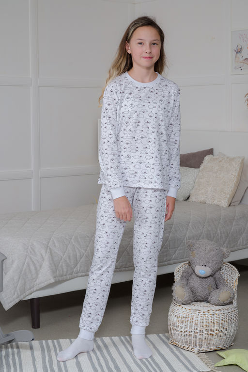 Пижама детская из кулирки пенье на манжетах Дрёма овечки - Амадэль фото 4