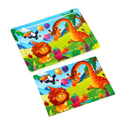 Пазл Весёлый праздник, 15 х 11 см - Лесная мастерская фото 3