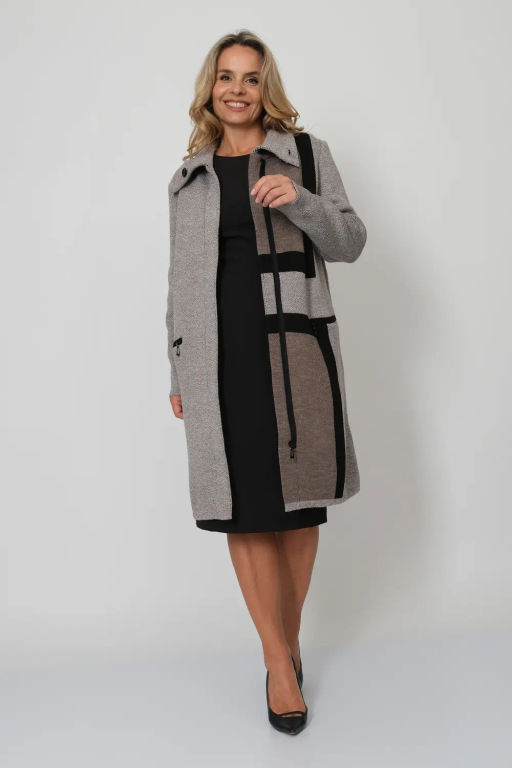 Кардиган В1849/кофейный