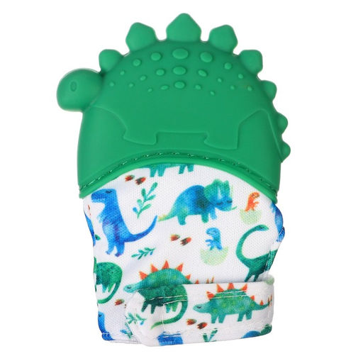 Прорезыватель-рукавичка Крошка Я «Динозаврик», от 3 мес