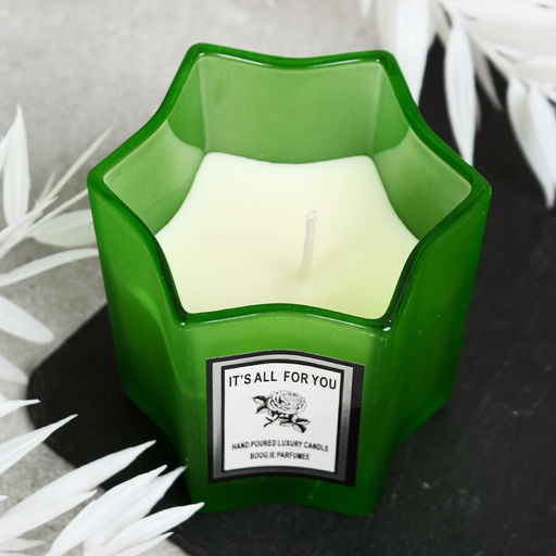 Свеча ароматическая в подсвечнике 7х7 см / B712 /уп 96/ - ГалеонТрейд фото 11