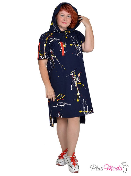 Платье Модель №1305 размеры 44-84 - Plusmoda фото 5