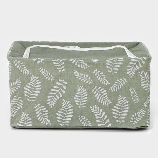 Кофр для хранения вещей Доляна Leaves, 392920 см, 24 л, зелёный  фото 4