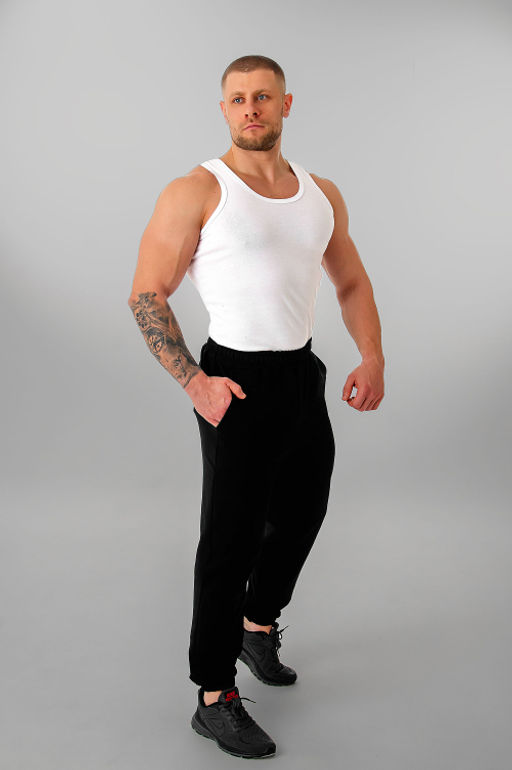 Арт.ПТ- 63116 Брюки мужские 48-60 (7 шт) Цвет:черный