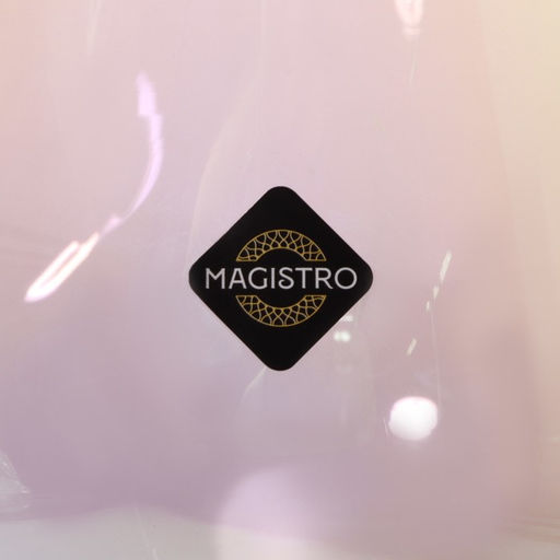 Бокал для вина Magistro «Иллюзия», 550 мл, 10×24 см, стекло, перламутровый