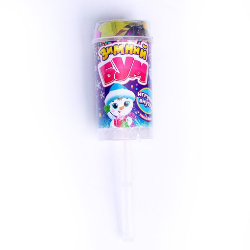 Цена за 8 шт. Хлопушка на палочке Зимний бум, снеговик 1, с наклейками - Страна карнавалия фото 4